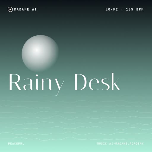 Rainy Desk — free lo-fi music cover