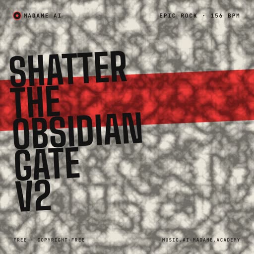 Shatter the Obsidian Gate V2 — free epic rock music cover
