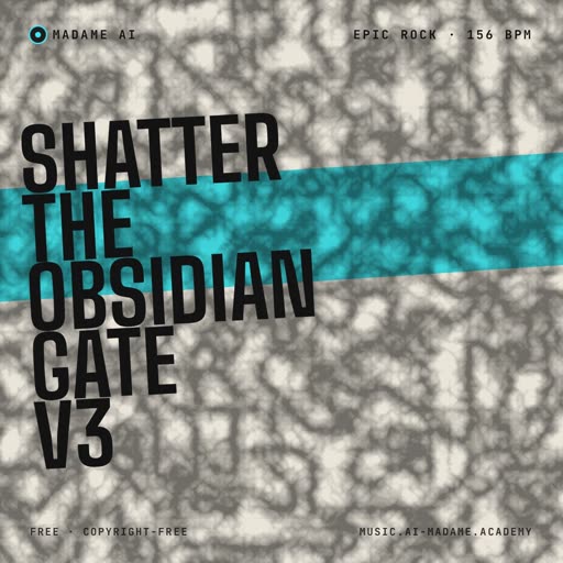 Shatter the Obsidian Gate V3 — free epic rock music cover
