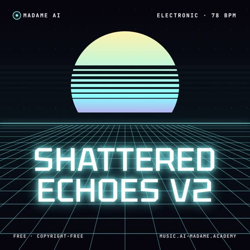 Shattered Echoes V2 — free electronic music cover