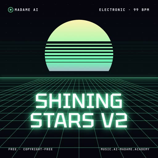 Shining Stars V2 — free electronic music cover