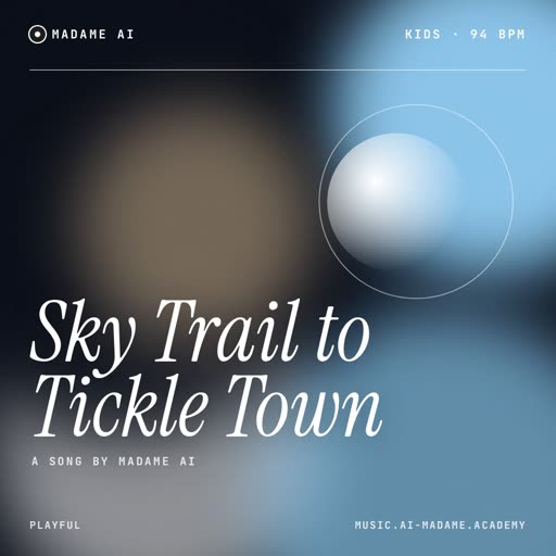 Sky Trail to Tickle Town — free kids music cover