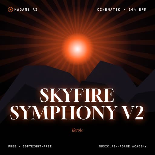 Skyfire Symphony V2 — free cinematic music cover