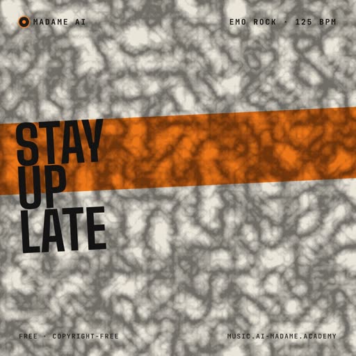 Stay Up Late — free emo rock music cover
