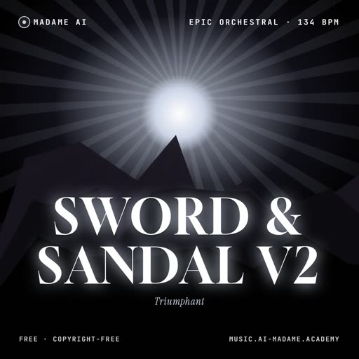 Sword & Sandal V2 — free epic orchestral music cover