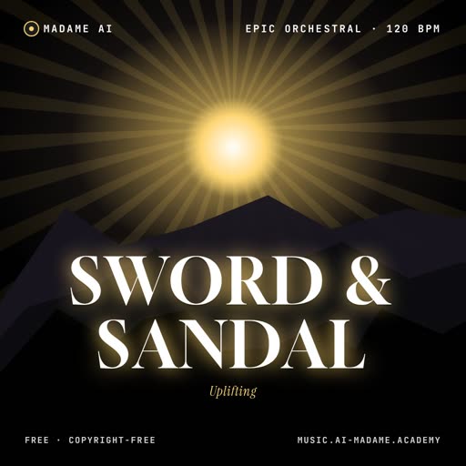 Sword & Sandal — free epic orchestral music cover