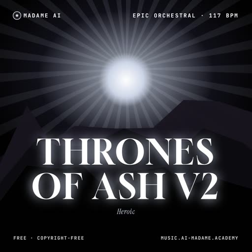 Thrones of Ash V2 — free epic orchestral music cover