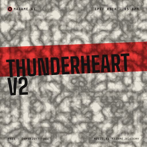 Thunderheart V2 — free epic rock music cover