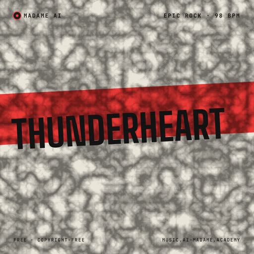 Thunderheart — free epic rock music cover