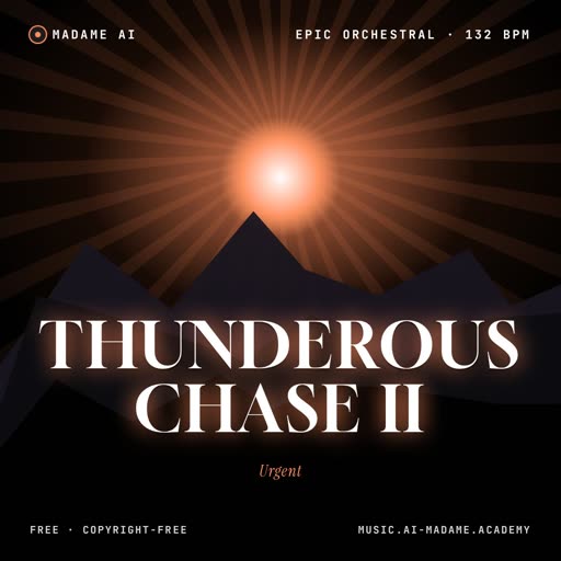 Thunderous Chase II — free epic orchestral music cover