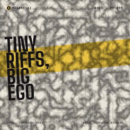Tiny Riffs, Big Ego — free rock music cover