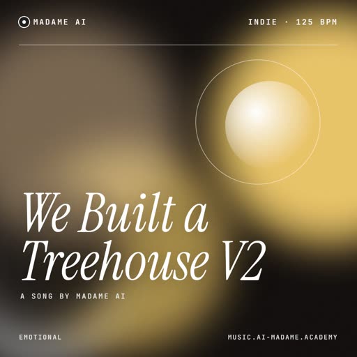 We Built a Treehouse V2 — free indie music cover