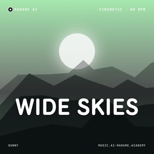 Wide Skies — free cinematic music cover